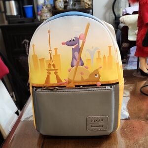 Loungefly Pixar Ratatouille Backpack in Yellow and Gray